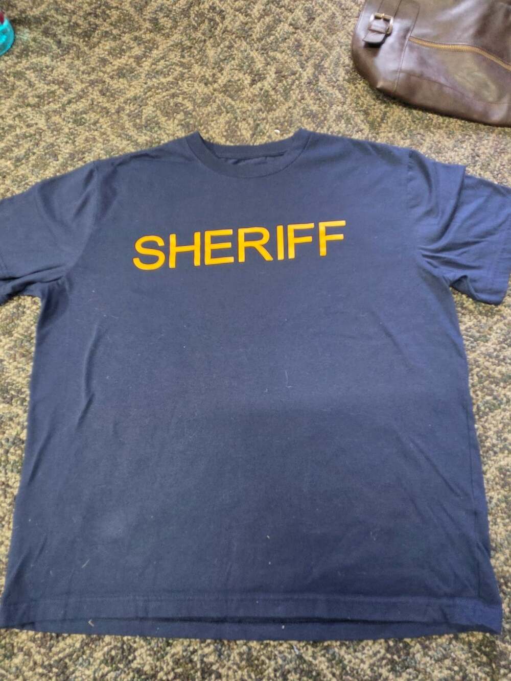 George Sheriff T-Shirt Size L (42-44) Navy Blue